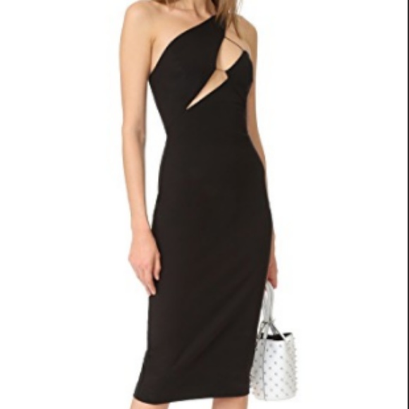 AQ/AQ Dresses & Skirts - NWT AQ/AQ Pembroke Black Ponte Midi Dress $190